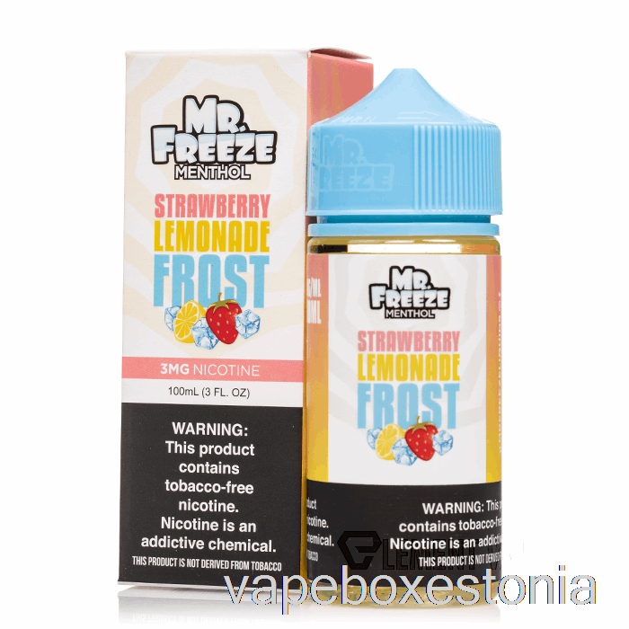 Vape Box Estonia Maasika Limonaadi Frost - Mr Freeze - 100ml 3mg